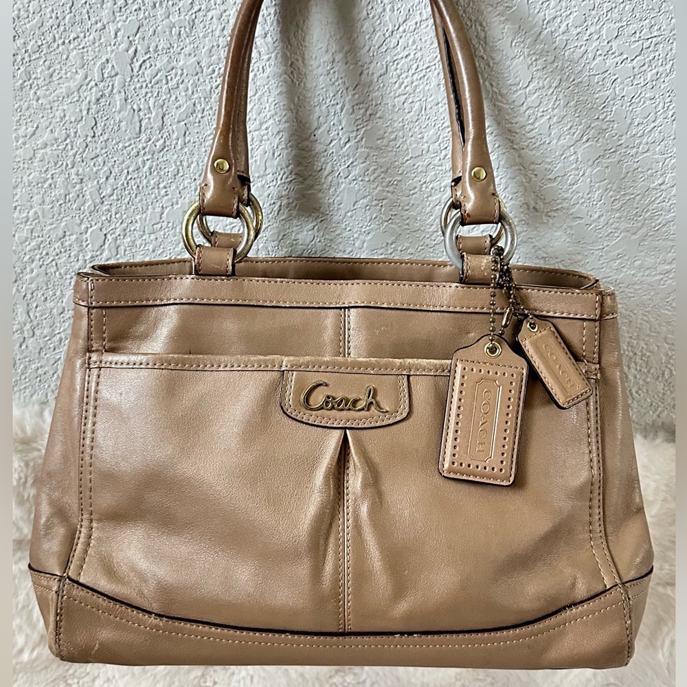 Coach Brown Leather Shoulder Bag